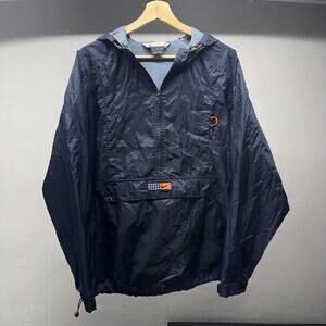 Vintage Nike Half Zip Windbreaker Anorak Navy Blue Size Large